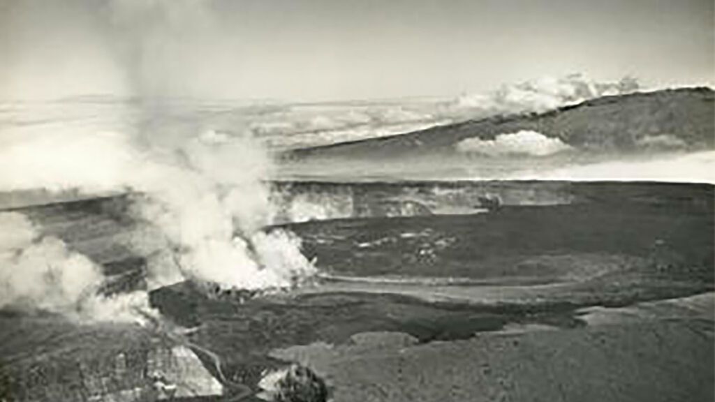 Erupción del Mauna Loa en 1935, Hawai.