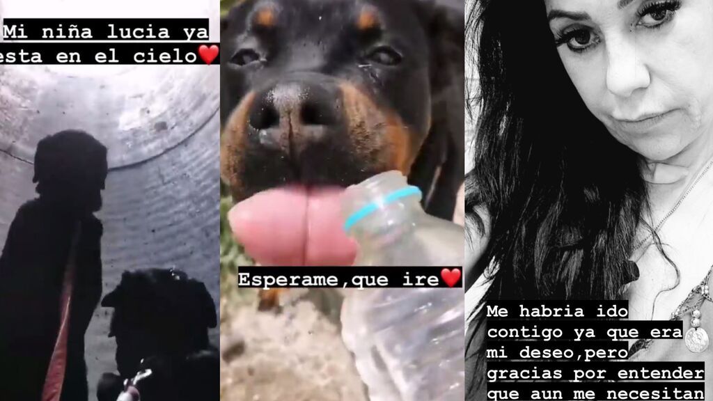 Maite Galdeano rinde homenaje a su perra Lucía