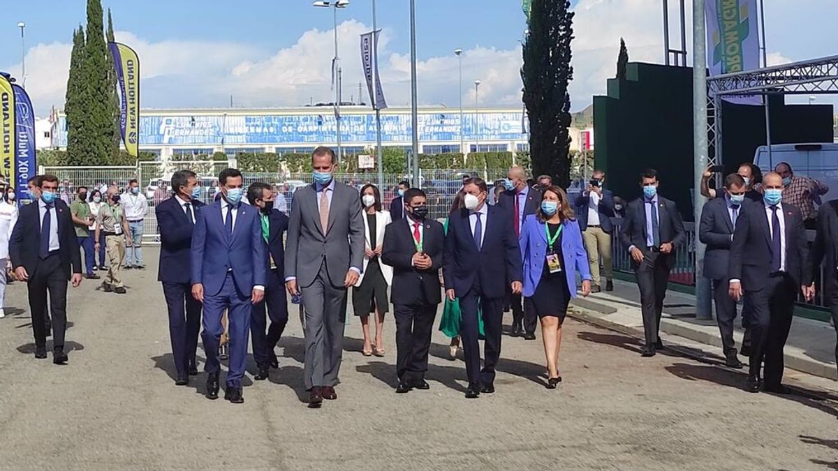 Respaldo de Felipe VI al sector oleícola español con su presencia en Expoliva 2021 en Jaén Respaldo de Felipe VI al sector oleícola español con su presencia en Expoliva 2021 en Jaén