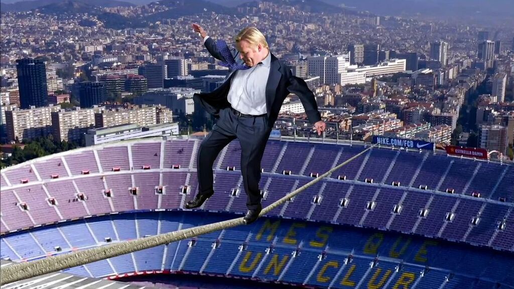 Ronald Koeman habló con los capitanes antes del comunicado.