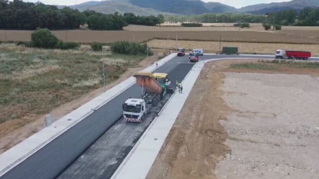 El nuevo material para asfaltar se está probando también en carreteras catalanas