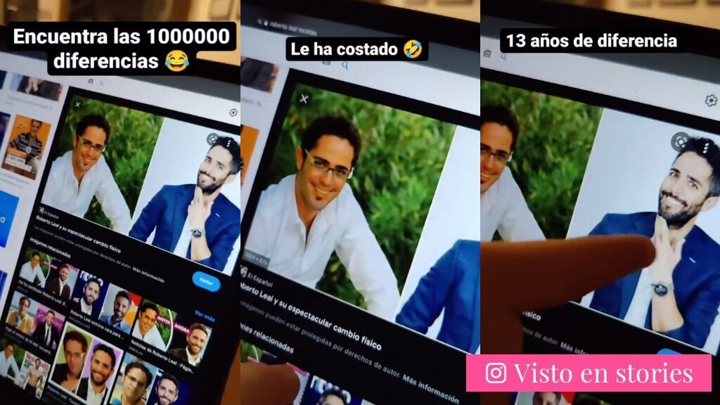 Lola, la hija de Roberto Leal, reacciona al ver el aspecto de su padre hace años
