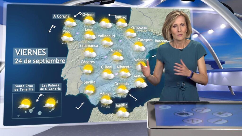 Siete provincias en riesgo por lluvias y tormentas: el tiempo para el viernes en España