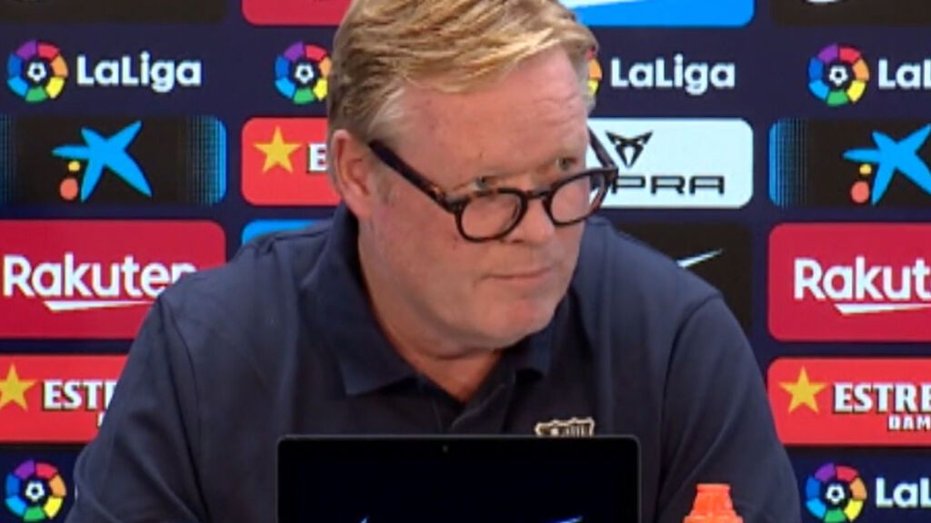 Terremoto en el Barça: Koeman pide paciencia y Laporta le recuerda que depende de los resultados