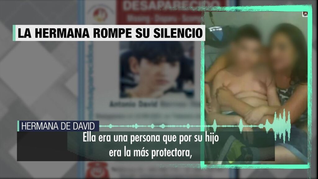 La hermana de Antonio David: "Mi madre no se ha deshecho del cuerpo de su hijo"