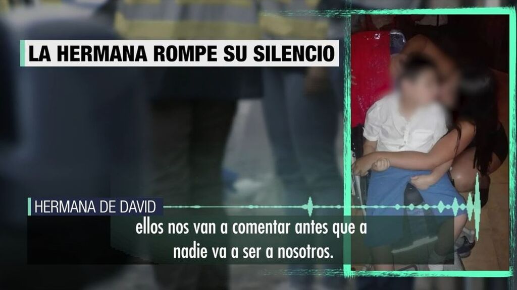 La hermana de Antonio David: "Ojalá pueda hablar con mi madre"