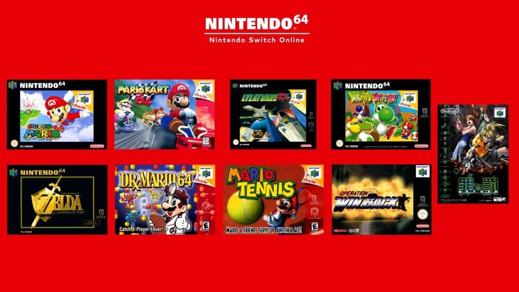 Juegos Nintendo 64 en Nintendo Switch Online