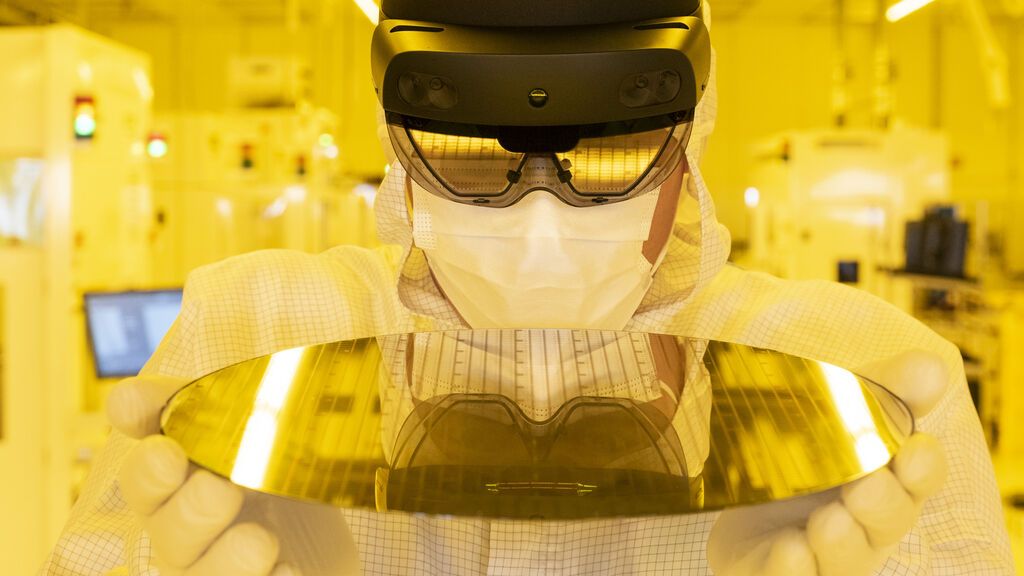 OBLEA DE SILICIO PARA CONSTRUIR MICROCIRCUITOS DE BOSCH