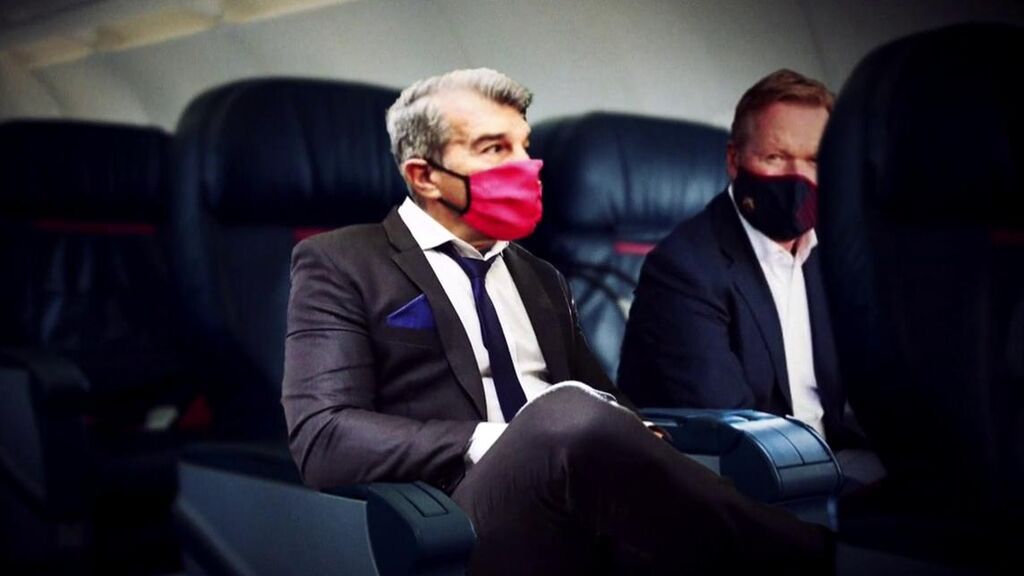 Koeman, sentenciado en un avión