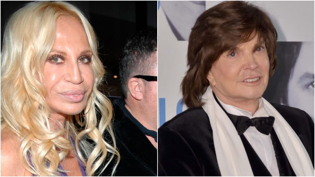 Donatella Versace y Camilo Sesto