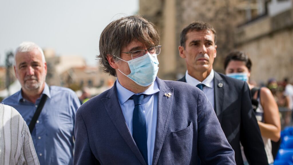 Puigdemont habla desde Cerdeña