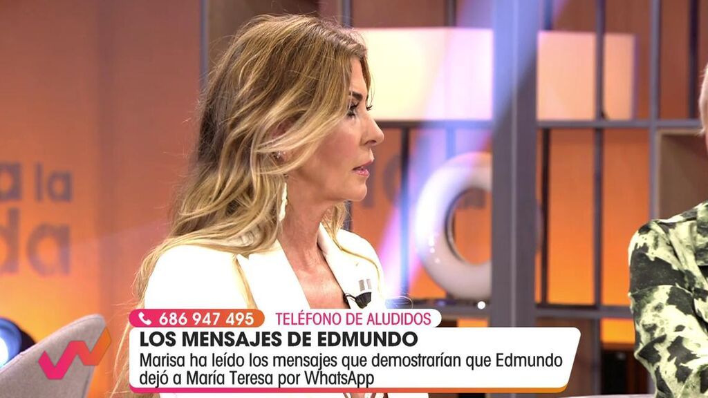 Marisa Martín Blázquez lee los mensajes de Terelu y Edmundo