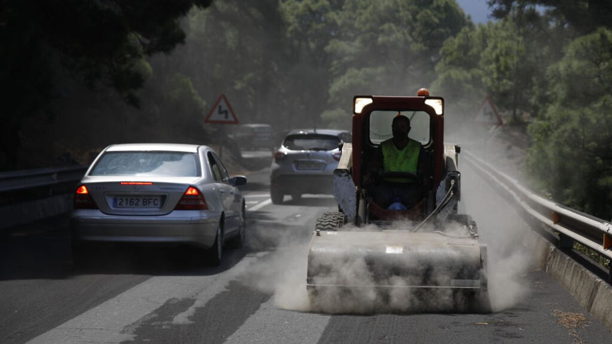 Cómo conducir en las zonas afectadas por el volcán de La Palma