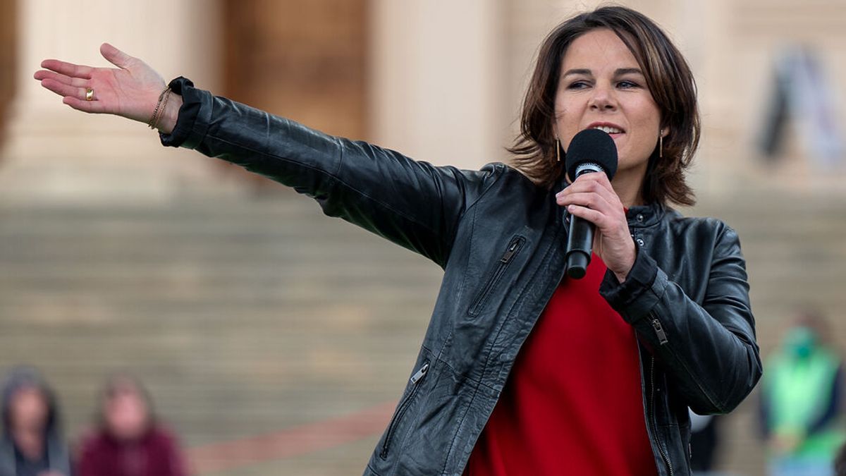 La candidata ecologista, Annalena Baerbock, pide votar "por el futuro" en las elecciones federales alemanas La candidata ecologista, Annalena Baerbock, pide votar "por el futuro" en las elecciones federales alemanas