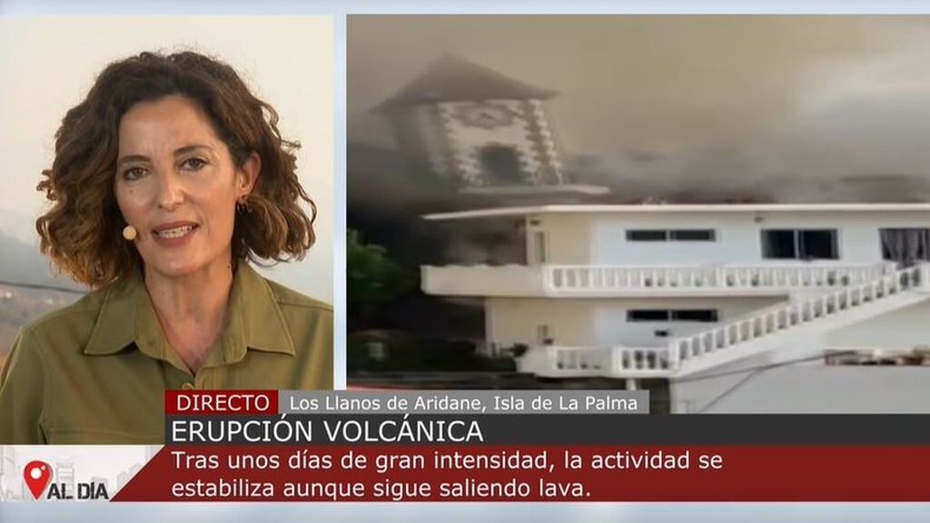 El poder devastador de la lava del volcán de La Palma termina engullendo a la iglesia de Todoque