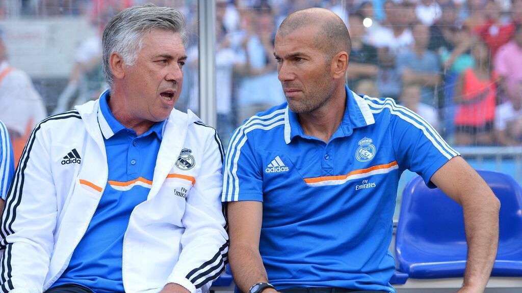 Ancelotti echa flores a Zidane: "Ojalá yo pueda hacer lo mismo y ganar la Champions una vez más""