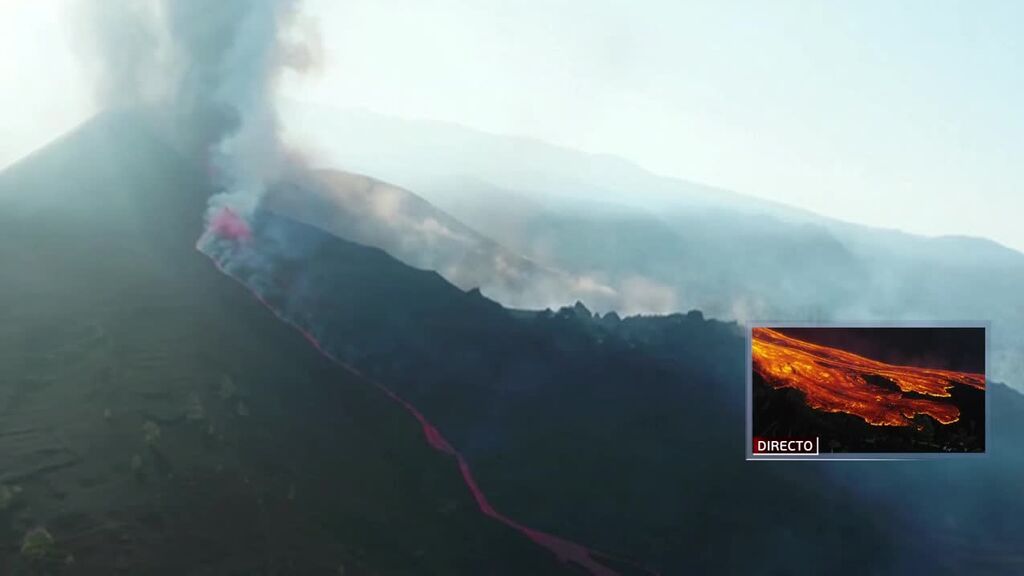 El volcán se reactiva expulsando lava y con nuevas explosiones violentas