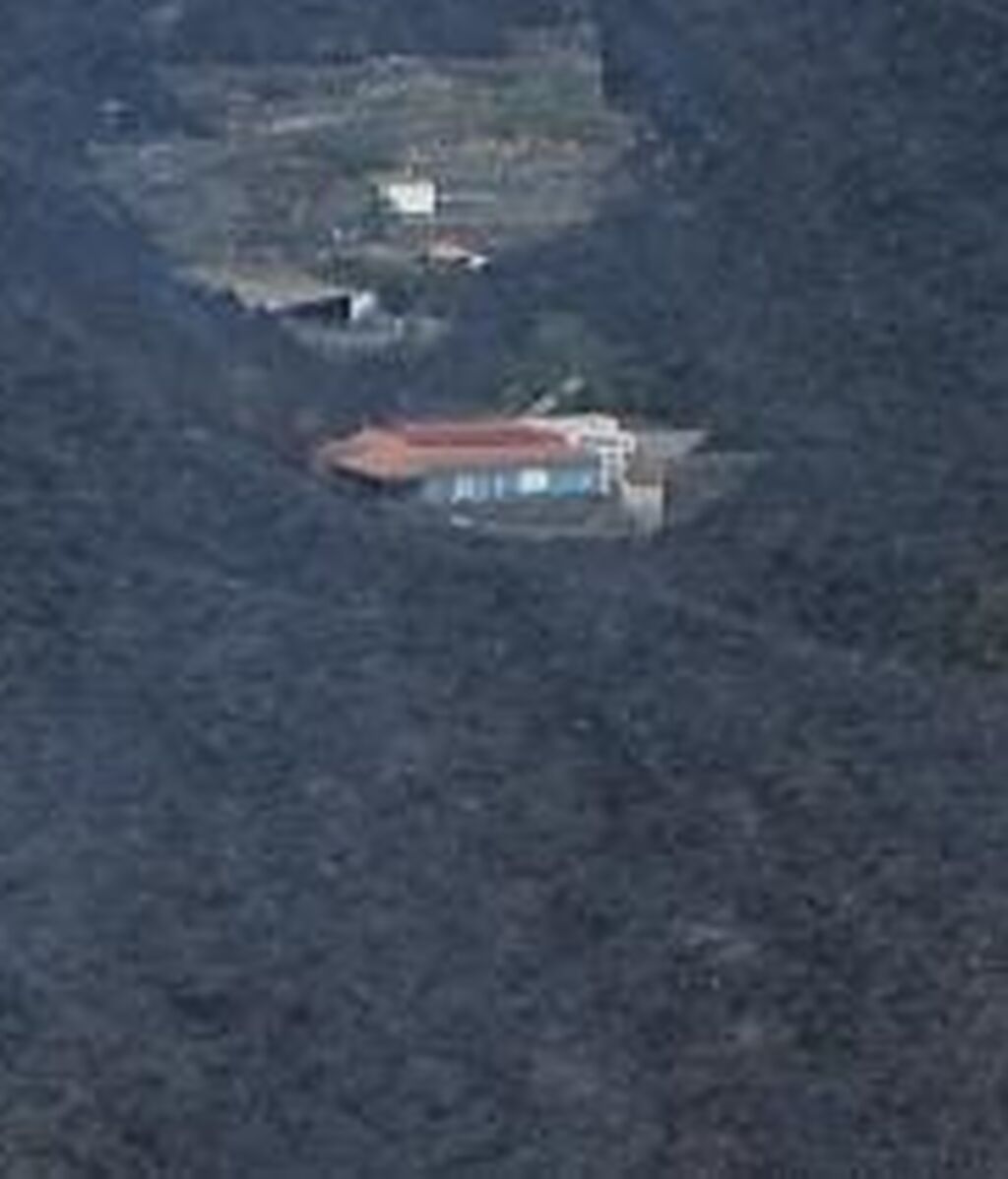 Una de las casas "milagro" del desastre de La Palma