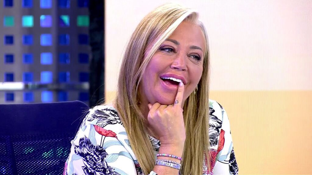 Belén Esteban, en el plató de 'Sálvame'