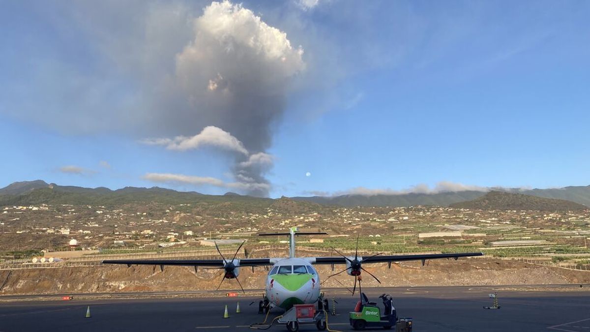 Binter vuelve a cancelar los vuelos a la isla de La Palma por "seguridad" Binter vuelve a cancelar los vuelos a la isla de La Palma por "seguridad"