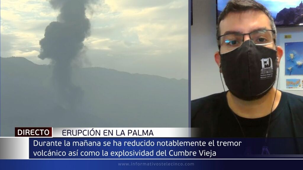 El sismólogo Itaizha Domínguez resuelve las dudas sobre el parón del volcán: "Se trata de algo habitual"