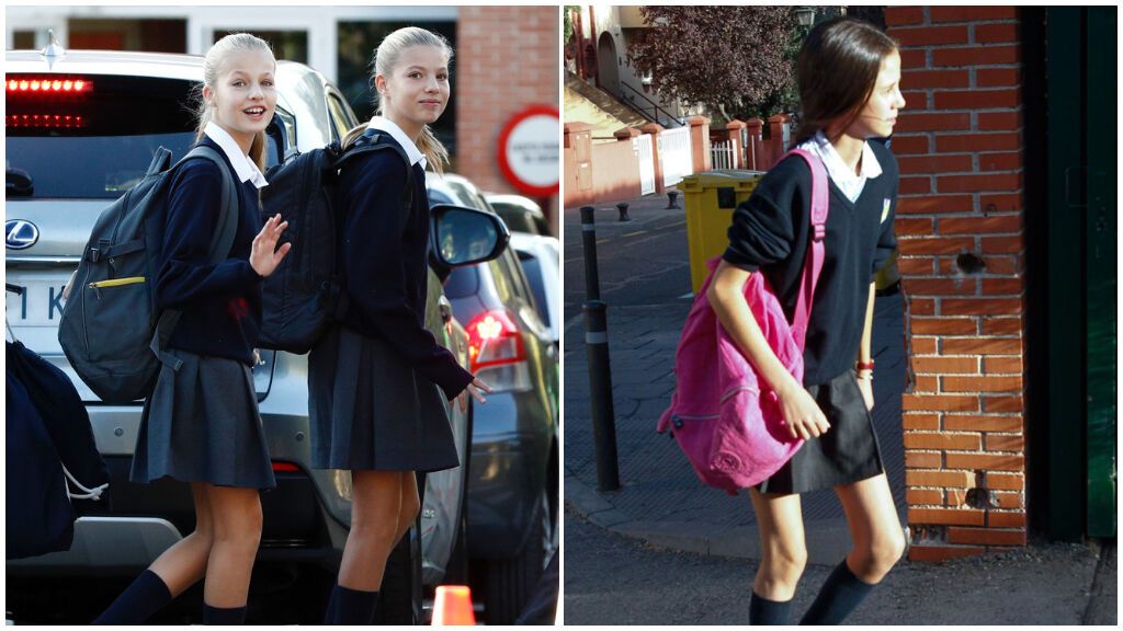 Estos son los uniformes de colegio más monos que llevaron los hijos de nuestros famosos: de Leonor y Sofía de Borbón a Felipe y Victoria de Marichalar.