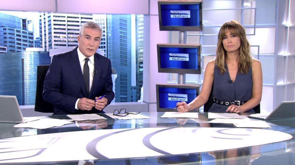 Con David Cantero e Isabel Jiménez Informativos Telecinco 2021 Mediodía 28/09/2021
