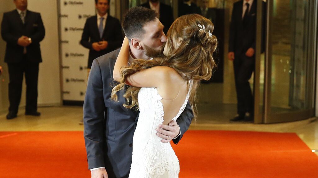 La pareja se casó en la ciudad de Rosario en 2017.