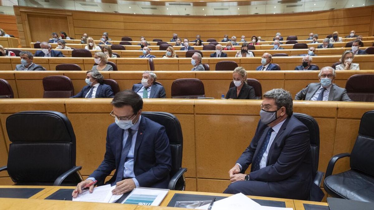 El Senado recupera la normalidad con la vuelta del 100% de los senadores mientras que el Congreso sigue al 75% del aforo El Senado recupera la normalidad con la vuelta del 100% de los senadores mientras que el Congreso sigue al 75% del aforo