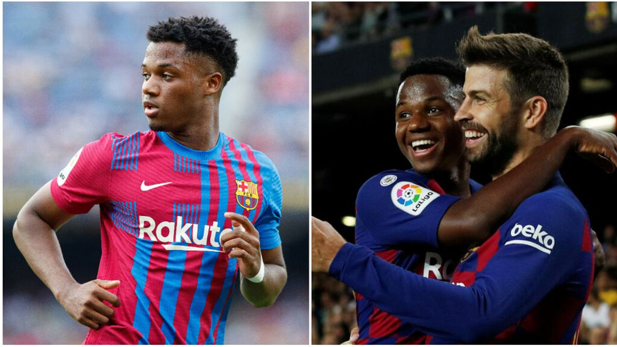 Ansu Fati pidió a los capitanes del Barcelona heredar el '10' de Messi: "Sólo si me dan permiso" Ansu Fati pidió a los capitanes del Barcelona heredar el '10' de Messi: "Sólo si me dan permiso"