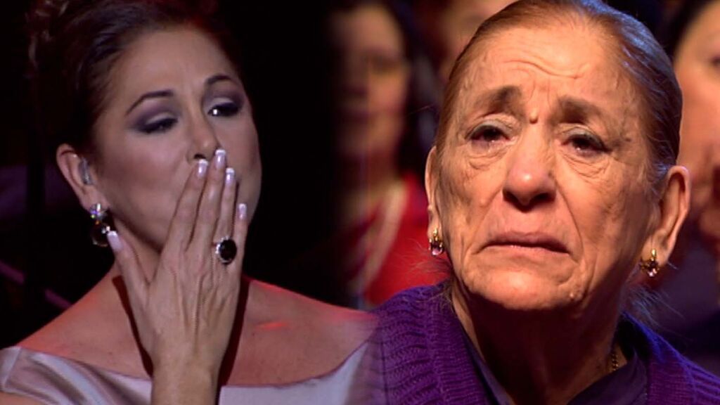 Isabel Pantoja emocionó a su madre en Telecinco