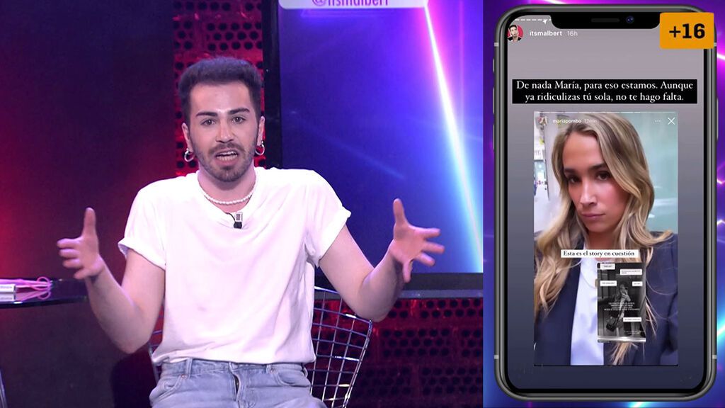 Malbert critica a los 'influmierders', ¡entre ellos María Pombo!