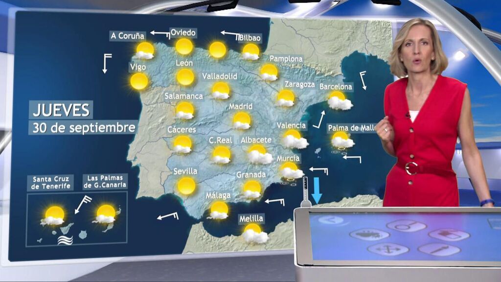 Más de 30 grados en puntos de España para despedir septiembre: el tiempo que hará el jueves