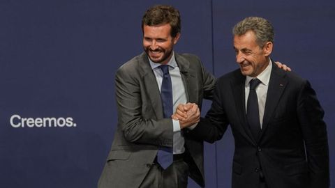 Sarkozy le receta a Casado no ser "timorato" y ensanchar el PP para poner  freno a Vox - NIUS