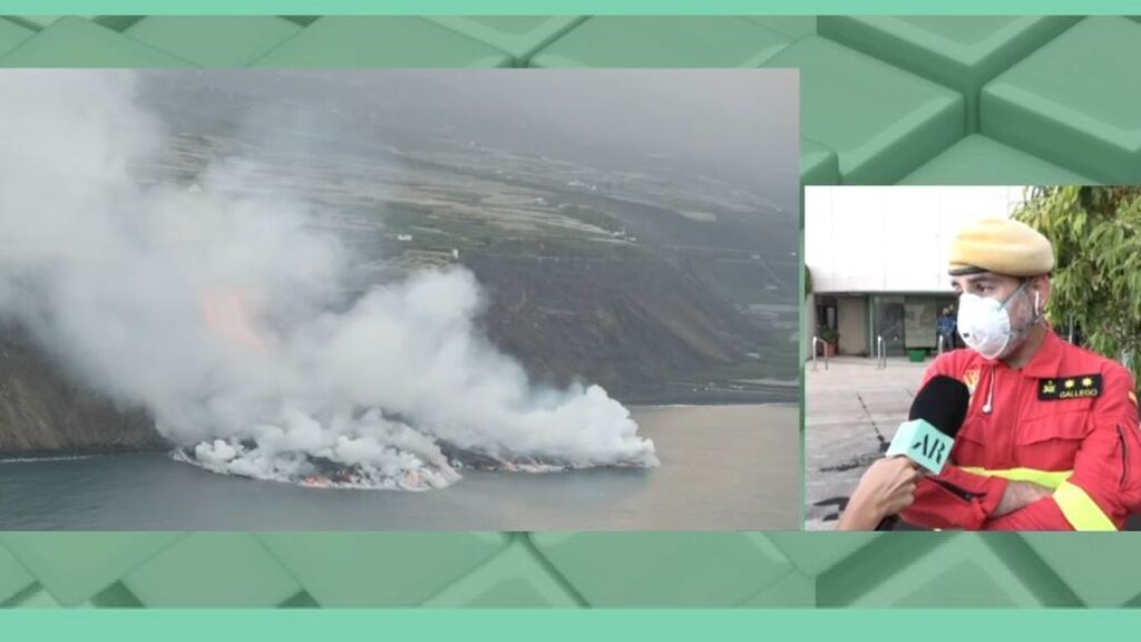 Los gases tóxicos de la lava en La Palma: "No hay ningún peligro"