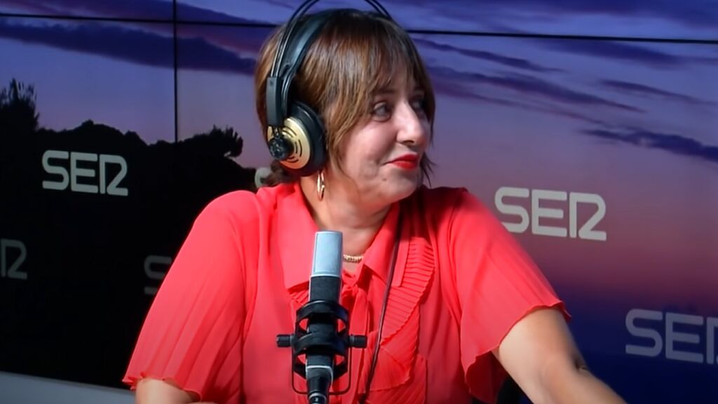 Yolanda Ramos, muy emocionada durante su entrevista en El Faro