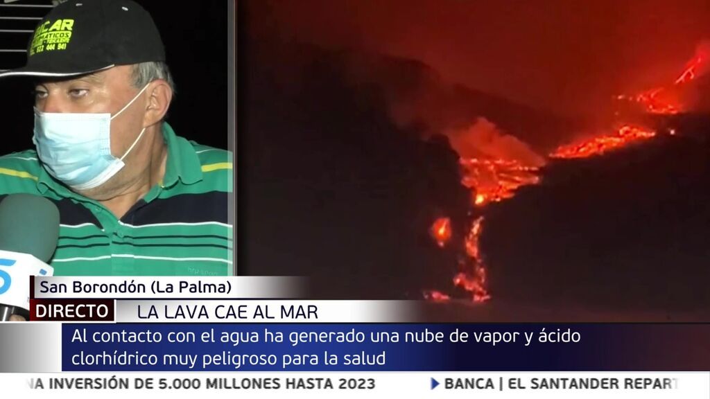 Entrevista vecino de La Palma: llegada lava al mar