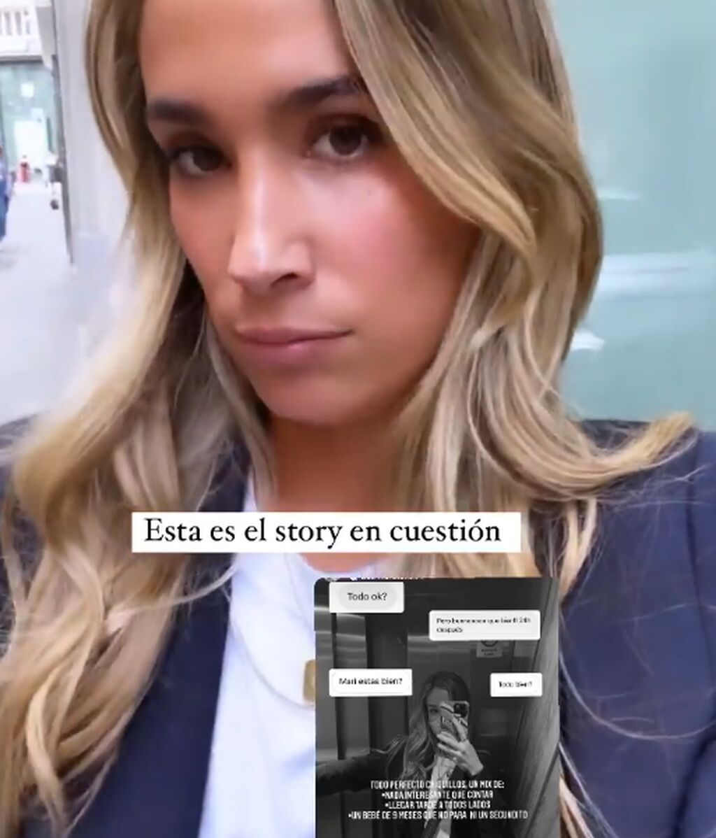 La aclaración de María Pombo vía stories