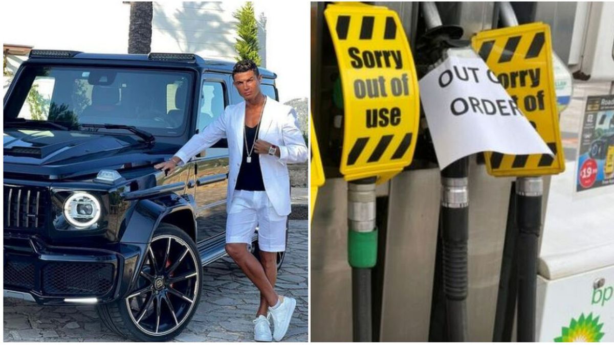 La crisis de la gasolina en Reino Unido golpea a Cristiano: su staff aguarda hasta 8 horas en gasolineras para conseguir suministro La crisis de la gasolina en Reino Unido golpea a Cristiano: su staff aguarda hasta 8 horas en gasolineras para conseguir suministro