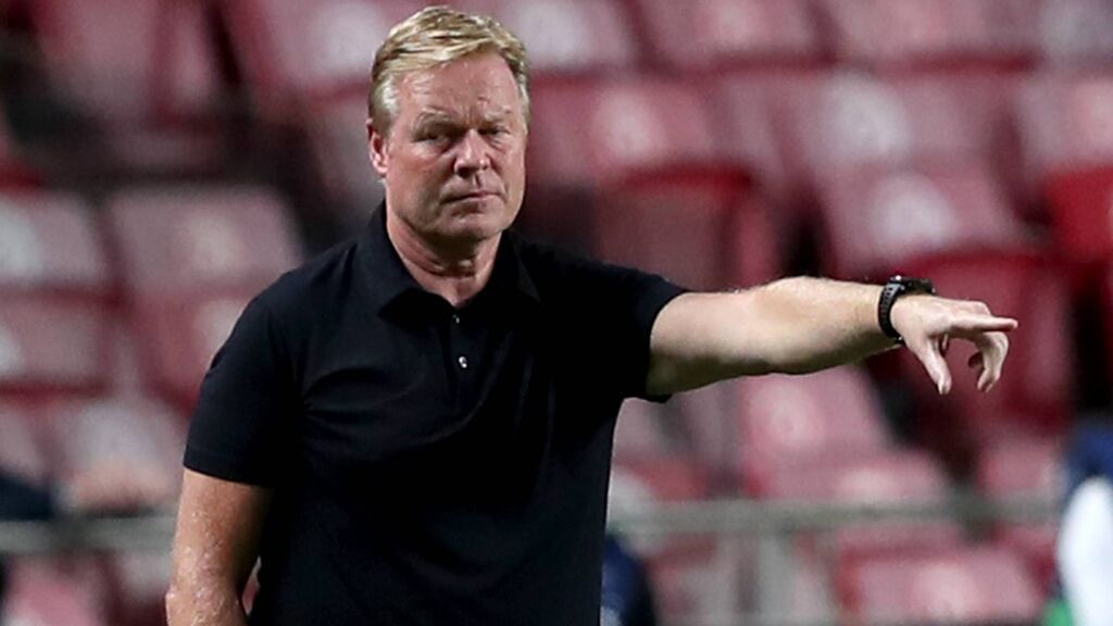 Koeman será entrenador del Barcelona esta jornada.