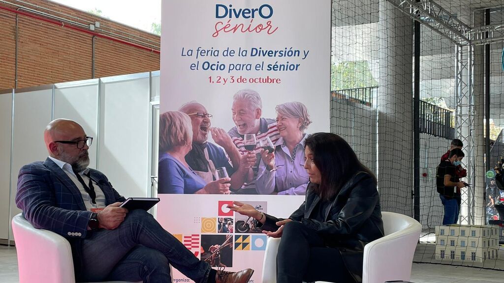 Ana Bueno durante la entrevista con Libertad Digital