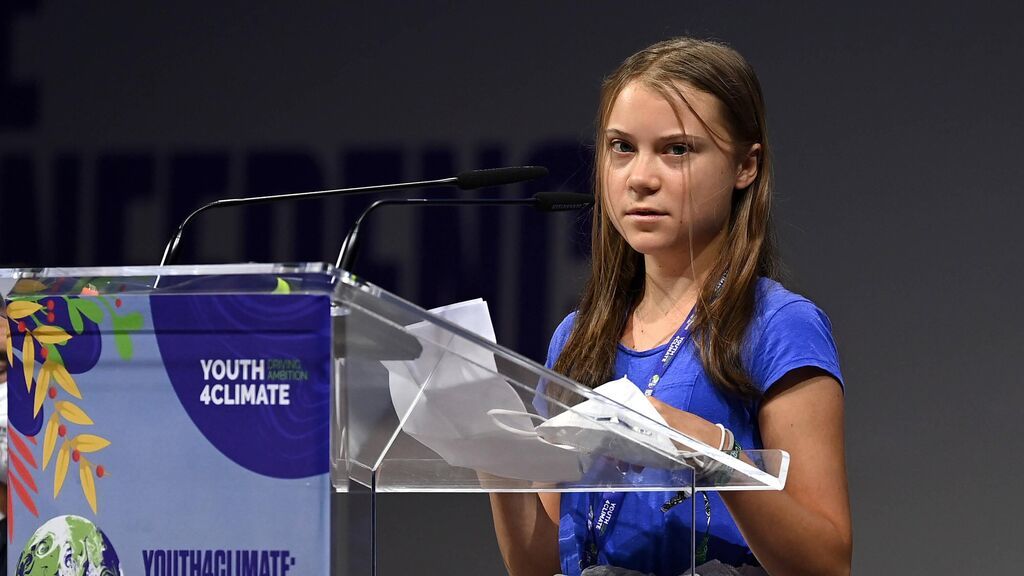Greta Thunberg ridiculiza en un discurso a los líderes mundiales por sus falsas promesas contra la crisis climática
