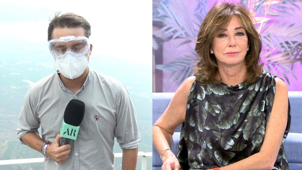 La emoción del reportero de AR al hablar de los afectados por el volcán de La Palma