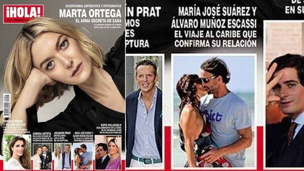 El beso que confirmaba la relación de María José Suarez y Muñoz Escassi