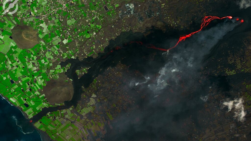 La virulencia del volcán de la Palma: lanza fragmentos de hasta un centímetro a 3,3 km de distancia