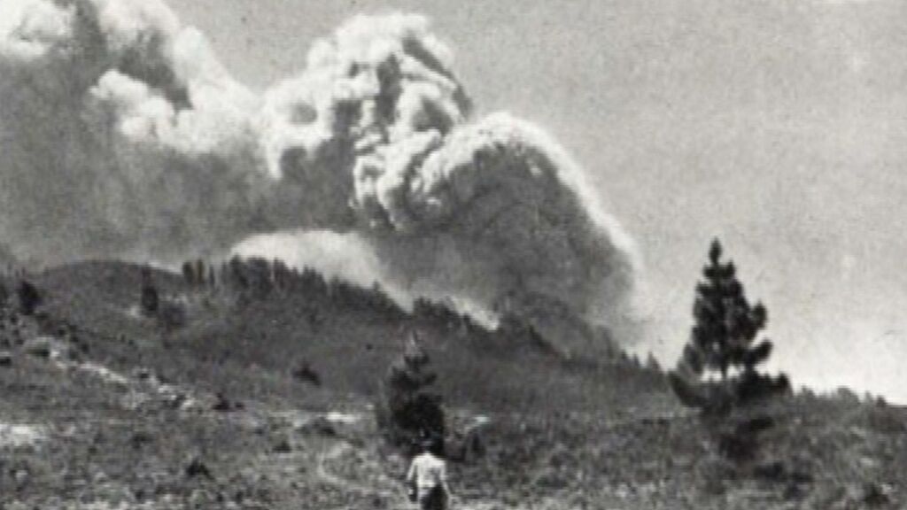Así se vivió la erupción del volcán San Juan en 1949