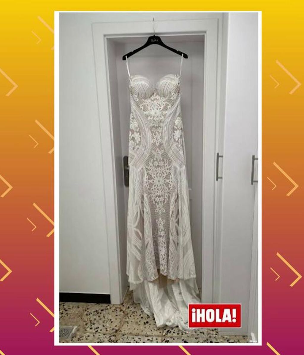 El vestido de novia de Anabel Pantoja