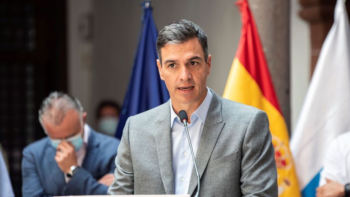 Pedro Sánchez anuncia "un paquete de medidas muy potente" de 206 millones de euros para La Palma