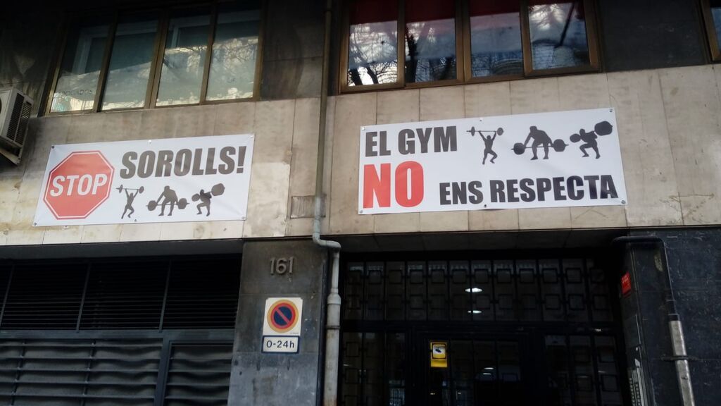 Molestias por un gimnasio en el centro de Barcelona