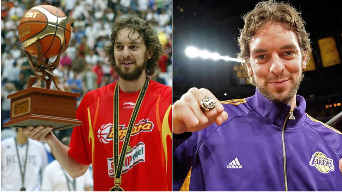 Los grandes hitos de la carrea de leyenda de Pau Gasol: de sus anillos de la NBA a su campeonato del Mundo con España Los grandes hitos de la carrea de leyenda de Pau Gasol: de sus anillos de la NBA a su campeonato del Mundo con España